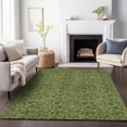 thumbnail image 1 of Addison Rugs Mayfield Washable Transitional Floral Olive Rectangle Rug, 5' x 7'6", 1 of 6