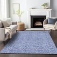 thumbnail image 1 of Addison Rugs Mayfield Washable Transitional Floral Denim Rectangle Rug, 2'6" x 3'10", 1 of 6