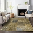 thumbnail image 1 of Addison Rugs Mayfield Washable Transitional Patchwork Brown Rectangle Rug, 9' x 12', 1 of 6