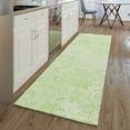 thumbnail image 1 of Addison Rugs Mayfield Washable Transitional Floral Mint Runner Rug, 2'3" x 7'6", 1 of 5