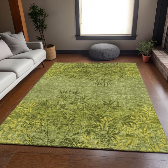 Dalyn Rugs Premium Machine Washable Mayfield AMF673 Olive 8' x 10' Rug