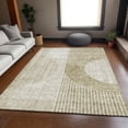 thumbnail image 1 of Addison Rugs Mayfield Washable Transitional Modern Taupe Rectangle Rug, 5' x 7'6", 1 of 6