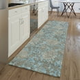 thumbnail image 1 of Addison Rugs Mayfield Washable Transitional Floral Blue Runner Rug, 2'3" x 7'6", 1 of 5
