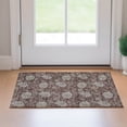 thumbnail image 1 of Addison Rugs Mayfield Washable Transitional Floral Merlot Rectangle Rug, 1'8" x 2'6", 1 of 5