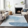 thumbnail image 1 of Addison Rugs Mayfield Washable Transitional Modern Blue Rectangle Rug, 8' x 10', 1 of 6