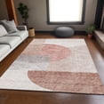 thumbnail image 1 of Addison Rugs Mayfield Washable Transitional Modern Copper Rectangle Rug, 3' x 5', 1 of 6