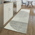 thumbnail image 1 of Addison Rugs Mayfield Washable Transitional Modern Gray Runner Rug, 2'3" x 7'6", 1 of 5