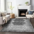 thumbnail image 1 of Addison Rugs Mayfield Washable Transitional Geometric Gray Rectangle Rug, 3' x 5', 1 of 6