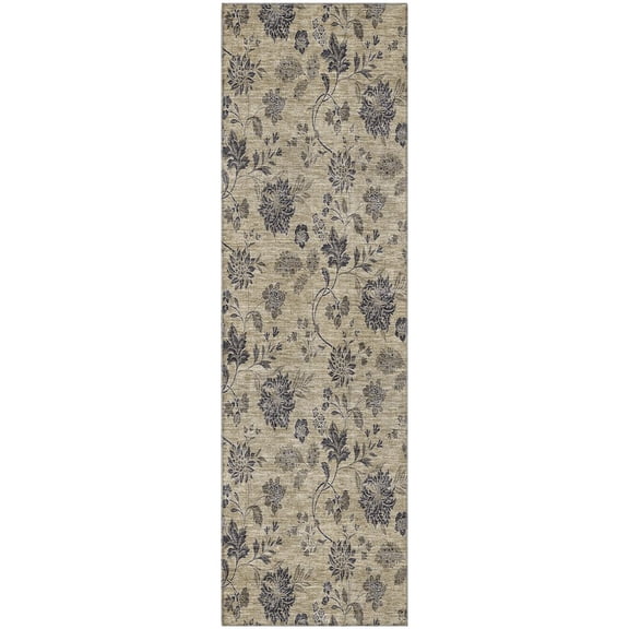Dalyn Rugs Premium Machine Washable Mayfield AMF680 Brown 2'3" x 7'6" Runner Rug