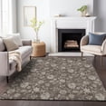 thumbnail image 1 of Addison Rugs Mayfield Washable Transitional Floral Chocolate Rectangle Rug, 2'6" x 3'10", 1 of 6