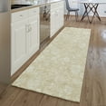 thumbnail image 1 of Addison Rugs Mayfield Washable Transitional Floral Beige Runner Rug, 2'3" x 7'6", 1 of 5