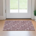 thumbnail image 1 of Addison Rugs Mayfield Washable Transitional Floral Blush Rectangle Rug, 1'8" x 2'6", 1 of 5