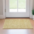 thumbnail image 1 of Addison Rugs Mayfield Washable Transitional Floral Gold Rectangle Rug, 1'8" x 2'6", 1 of 5
