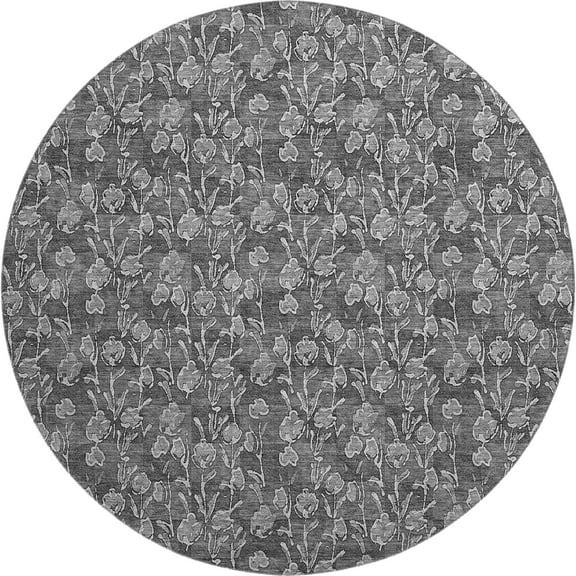 Dalyn Rugs Premium Machine Washable Mayfield AMF692 Gray 8' x 8' Round Rug
