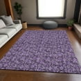 thumbnail image 1 of Addison Rugs Mayfield Washable Transitional Floral Purple Rectangle Rug, 8' x 10', 1 of 6