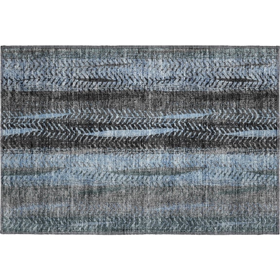 Dalyn Rugs Premium Machine Washable Mayfield AMF693 Blue 1'8" x 2'6" Rug