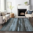 thumbnail image 1 of Addison Rugs Mayfield Washable Transitional Stripes Blue Rectangle Rug, 5' x 7'6", 1 of 6