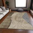 thumbnail image 1 of Addison Rugs Mayfield Washable Transitional Modern Brown Rectangle Rug, 10' x 14', 1 of 6