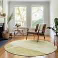 thumbnail image 1 of Addison Rugs Mayfield Washable Transitional Modern Gold Round Rug, 8' x 8', 1 of 5