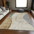 thumbnail image 1 of Addison Rugs Mayfield Washable Transitional Modern Taupe Rectangle Rug, 8' x 10', 1 of 6