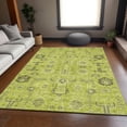 thumbnail image 1 of Addison Rugs Mayfield Washable Traditional Oriental Aloe Rectangle Rug, 10' x 14', 1 of 6