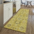 thumbnail image 1 of Addison Rugs Mayfield Washable Traditional Oriental Gold Runner Rug, 2'3" x 7'6", 1 of 5
