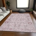 thumbnail image 1 of Addison Rugs Mayfield Washable Traditional Oriental Pink Rectangle Rug, 5' x 7'6", 1 of 6