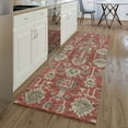 thumbnail image 1 of Addison Rugs Mayfield Washable Traditional Oriental Red Runner Rug, 2'3" x 7'6", 1 of 5
