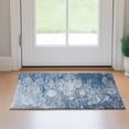 thumbnail image 1 of Addison Rugs Mayfield Washable Transitional Abstract Blue Rectangle Rug, 1'8" x 2'6", 1 of 5