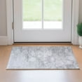 thumbnail image 1 of Addison Rugs Mayfield Washable Transitional Abstract Silver Rectangle Rug, 1'8" x 2'6", 1 of 5
