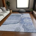thumbnail image 1 of Addison Rugs Mayfield Washable Transitional Floral Blue Rectangle Rug, 8' x 10', 1 of 6