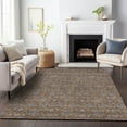 thumbnail image 1 of Addison Rugs Mayfield Washable Transitional Floral Chocolate Rectangle Rug, 10' x 14', 1 of 6
