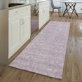 thumbnail image 1 of Addison Rugs Mayfield Washable Transitional Floral Lavender Runner Rug, 2'3" x 7'6", 1 of 5