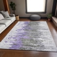 thumbnail image 1 of Addison Rugs Mayfield Washable Transitional Modern Purple Rectangle Rug, 8' x 10', 1 of 6