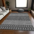 thumbnail image 1 of Addison Rugs Mayfield Washable Transitional Boho Gray Rectangle Rug, 9' x 12', 1 of 6
