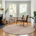 thumbnail image 1 of Addison Rugs Mayfield Washable Transitional Boho Blush Round Rug, 8' x 8', 1 of 5