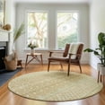thumbnail image 1 of Addison Rugs Mayfield Washable Transitional Boho Copper Round Rug, 8' x 8', 1 of 5