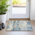 thumbnail image 1 of Addison Rugs Mayfield Washable Transitional Soft Abstract Blue Rectangle Rug, 1'8" x 2'6", 1 of 5