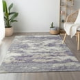 thumbnail image 1 of Addison Rugs Mayfield Washable Transitional Soft Abstract Purple Rectangle Rug, 2'6" x 3'10", 1 of 6