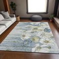 thumbnail image 1 of Addison Rugs Mayfield Washable Transitional Floral Blue Rectangle Rug, 8' x 10', 1 of 6