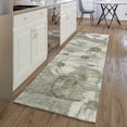 thumbnail image 1 of Addison Rugs Mayfield Washable Transitional Floral Taupe Runner Rug, 2'3" x 7'6", 1 of 5