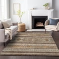 thumbnail image 1 of Addison Rugs Mayfield Washable Transitional Southwest Chocolate Rectangle Rug, 3' x 5', 1 of 6