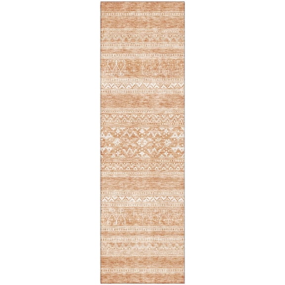 Dalyn Rugs Premium Machine Washable Mayfield AMF714 Copper 2'3" x 7'6" Runner Rug