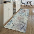 thumbnail image 1 of Addison Rugs Mayfield Washable Transitional Floral Blue Runner Rug, 2'3" x 7'6", 1 of 5