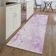 thumbnail image 1 of Addison Rugs Mayfield Washable Transitional Floral Lavender Runner Rug, 2'3" x 7'6", 1 of 5