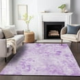thumbnail image 1 of Addison Rugs Mayfield Washable Transitional Floral Lavender Rectangle Rug, 5' x 7'6", 1 of 6
