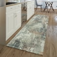 thumbnail image 1 of Addison Rugs Mayfield Washable Transitional Modern Taupe Runner Rug, 2'3" x 7'6", 1 of 5