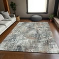 thumbnail image 1 of Addison Rugs Mayfield Washable Transitional Modern Taupe Rectangle Rug, 3' x 5', 1 of 6