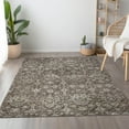 thumbnail image 1 of Addison Rugs Mayfield Washable Traditional Ornate Driftwood Rectangle Rug, 3' x 5', 1 of 6