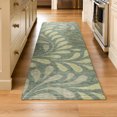 thumbnail image 1 of Addison Rugs Mayfield Premium Machine Washable Contemporary Abstract Basil Runner Rug, 2'3" x 7'6", 1 of 5